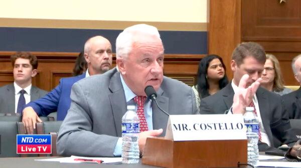 Former Michael Cohen lawyer Robert Costello speaks during a House Judiciary Committee hearing on the weaponization of the federal government in Washington on May 15, 2024, in a still from video. (House Judiciary Committee/Screenshot via NTD)