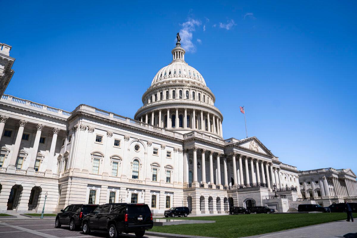 The U.S. Capitol building in Washington on May 16, 2024. (Madalina Vasiliu/The Epoch Times)