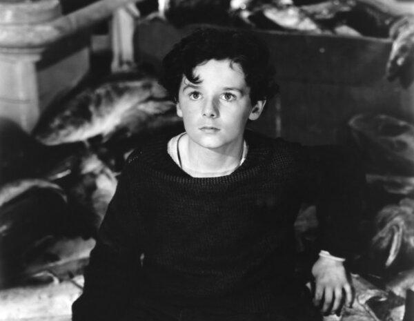 Publicity still for the 1937 film "Captains Courageous" starring Freddie Bartholomew. (MovieStillsDB)