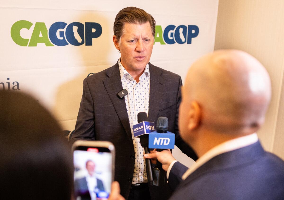 California State Sen. Brian Jones attends the 2024 CAGOP convention in Burlingame, Calif., on May 17, 2024. (John Fredricks/The Epoch Times)