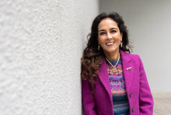 Harmeet Dhillon attends the 2023 California Republican Party convention in Anaheim, Calif., on Sept. 30, 2023. (John Fredricks/The Epoch Times)