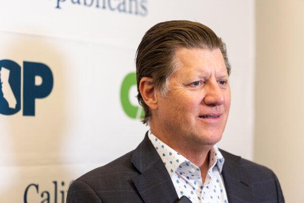 State Senate Minority Leader Brian Jones (R-San Diego) attends the 2024 California Republican Party convention in Burlingame, Calif., on May 17, 2024. (John Fredricks/The Epoch Times)
