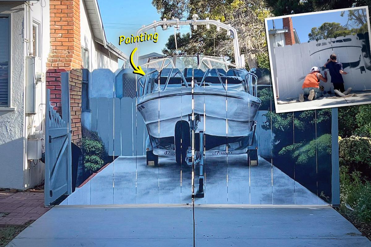 California Boat Owner Ordered by City to Fence-In His Boat—So He Trolls Them With Hilarious Mural