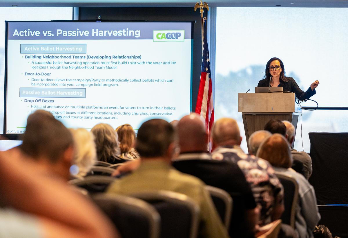 Republicans Highlight Early Voting, Ballot Harvesting, and Drop Boxes at California GOP Meeting
