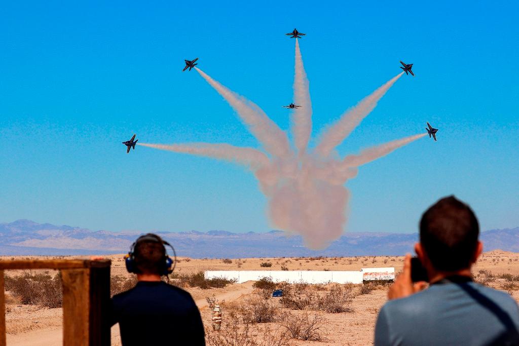 Precise execution is shown by the Blue Angels, in the documentary "The Blue Angels." (Amazon Prime)