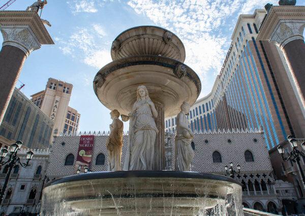 The Venetian resort hotel-casino, on July 9, 2021, in Las Vegas. (Bizuayehu Tesfaye/Las Vegas Review-Journal/TNS)