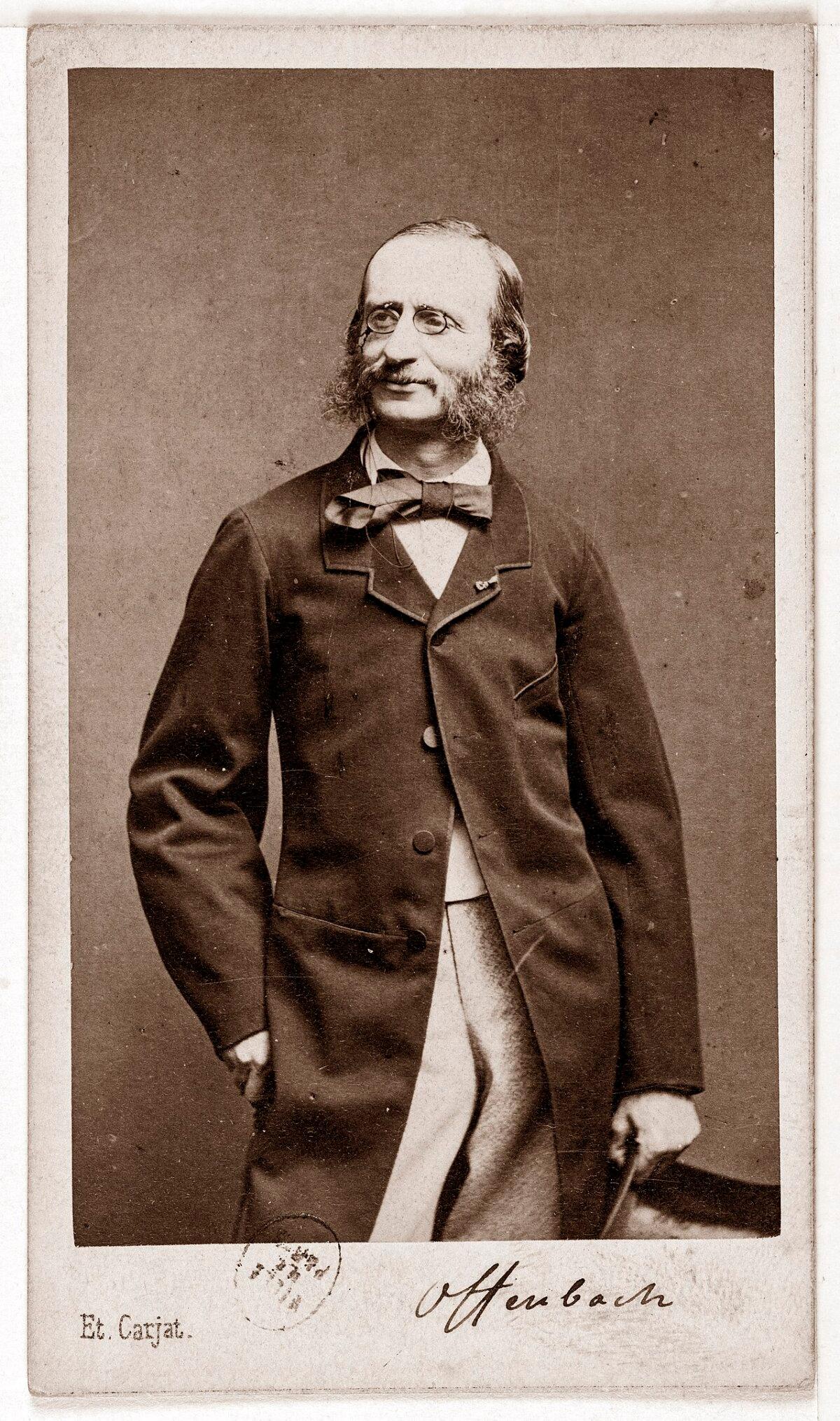 Jacques Offenbach in the early 1860s. (Public Domain)