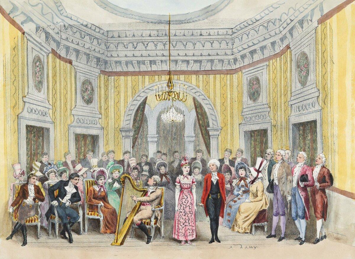 The "Olympia" act, as staged at the 1881 premiere of "The Tales of Hoffmann." (Public Domain)