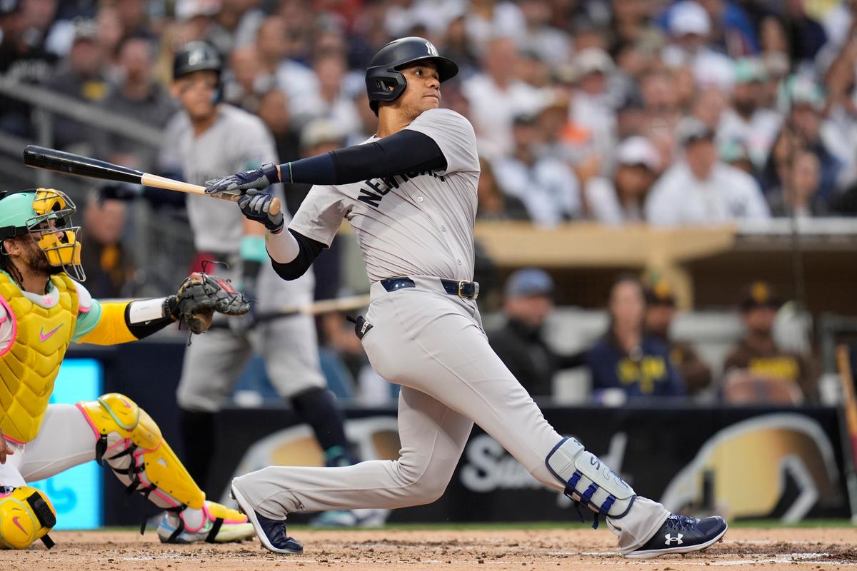 Juan Soto Returns to San Diego and Hits 1 of the Yankees’ 4 Homers in an 8–0 Win vs. the Padres