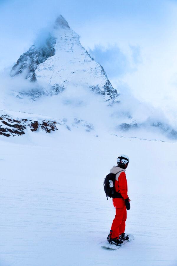 Plenty of powder for the taking near the Matterhorn. (Benjamin Myers/TNS)