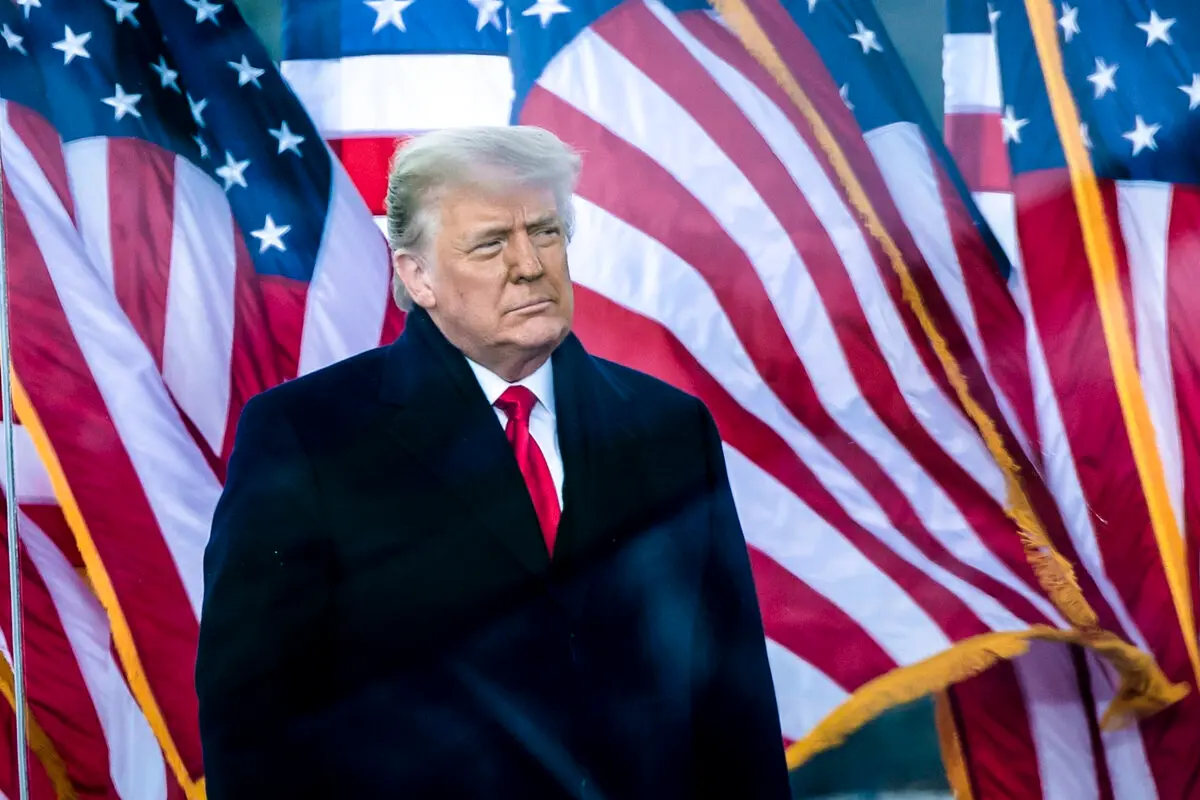 Trump Says He Has Obligation to Sue BBC for ‘Defrauding the Public’ With Jan. 6 Speech Edits | USNN World News President Donald Trump speaks to supporters from The Ellipse near the White House in Washington on Jan. 6, 2021. (Brendan Smialowski/AFP via Getty Images)