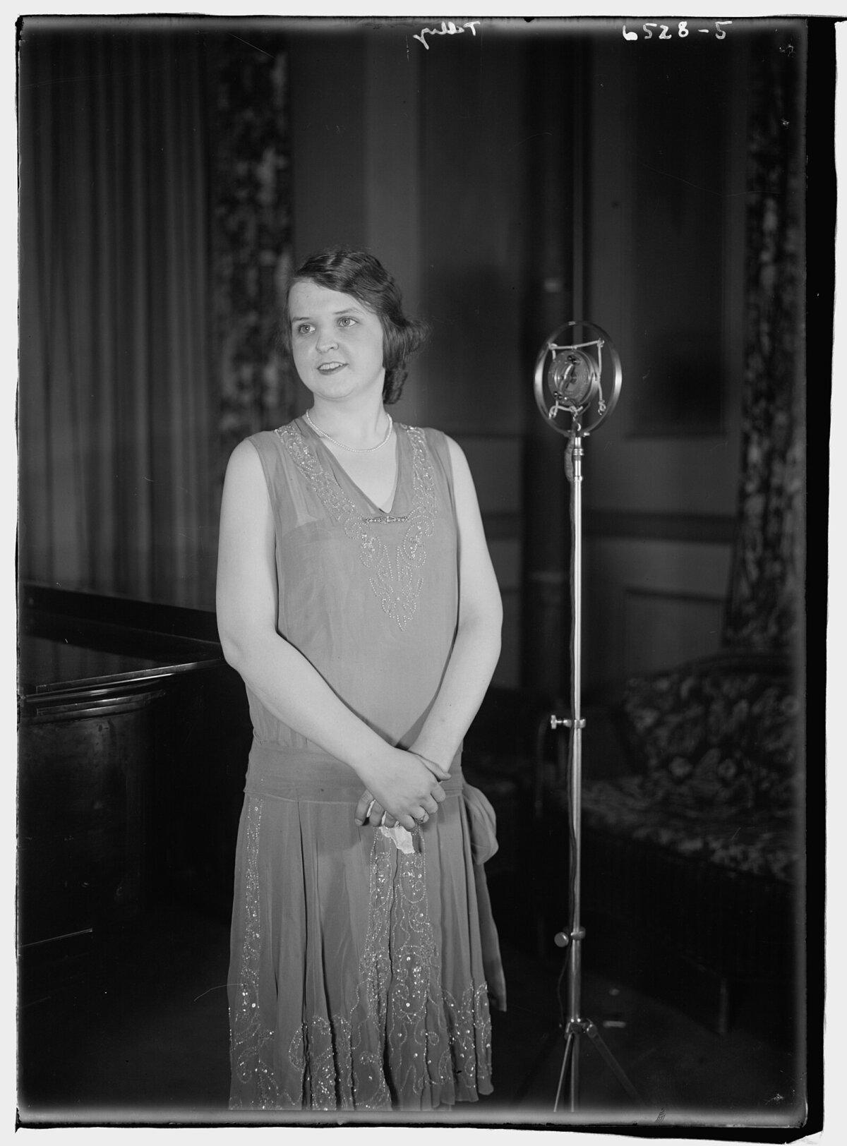 Marion Talley performs in 1926. (Public Domain)