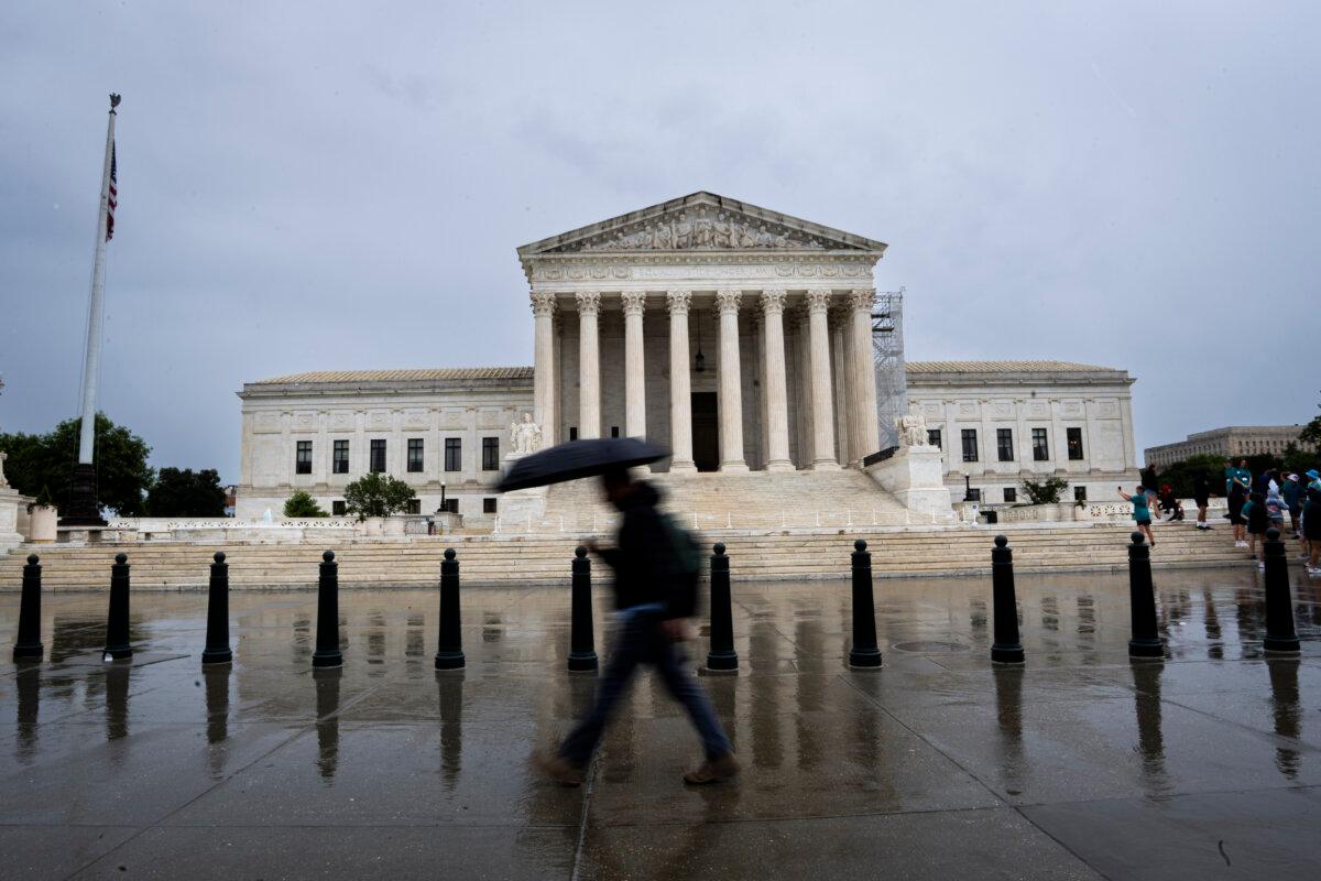 The U.S. Supreme Court in Washington on May 29, 2024. (Madalina Vasiliu/The Epoch Times)