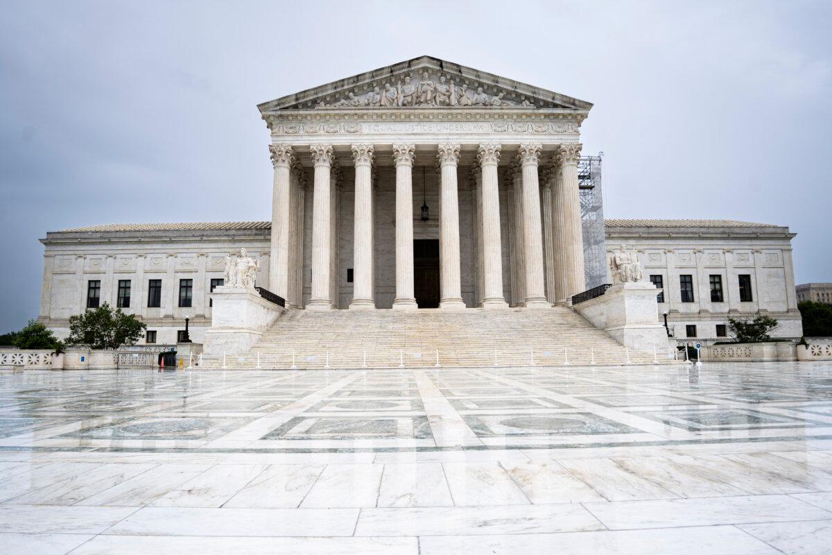 The U.S. Supreme Court in Washington on May 29, 2024. (Madalina Vasiliu/The Epoch Times)