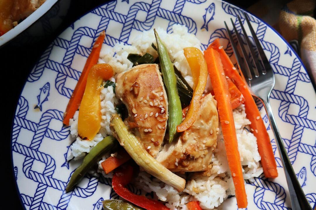 Teriyaki Chicken Tray Bake Feeds a Family in a Flash