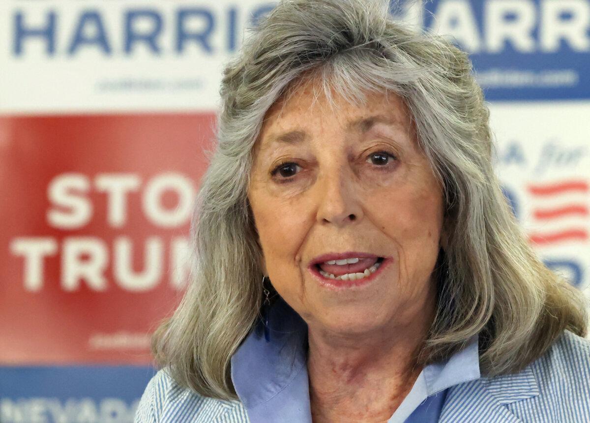 Nevada Congresswoman Dina Titus, a Democrat, speaks in Las Vegas, Nev, on May 29, 2024. (Ronda Churchill/AFP via Getty Images)