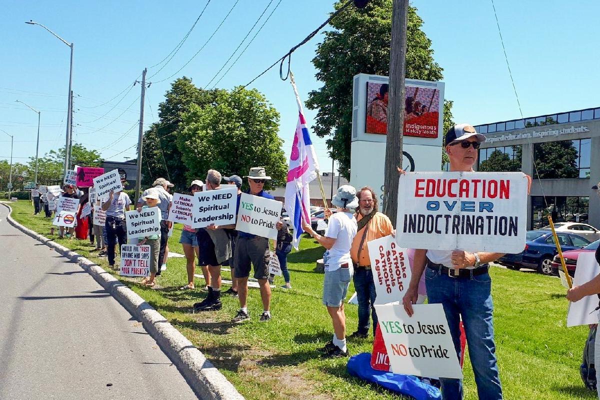 Pride Month in Canada Starts With School Walk-Outs, ‘Pray-Ins,’ Flags Flying