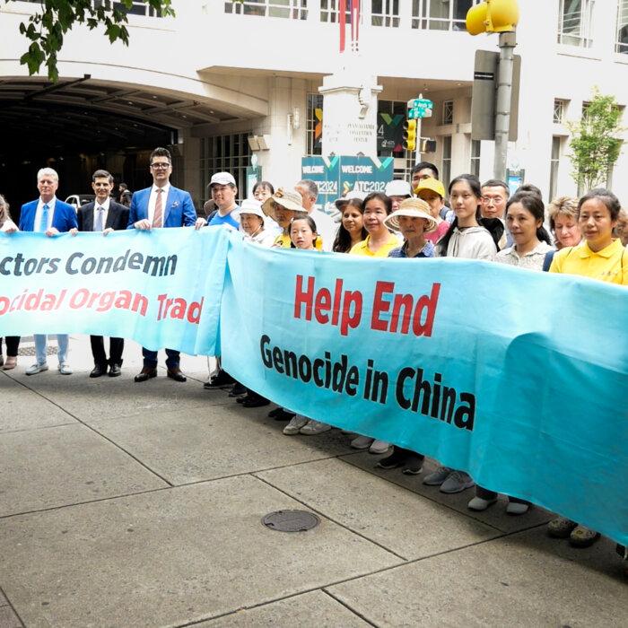 Philadelphia Rally Outside American Transplant Congress Calls to End Forced Organ Harvesting in China