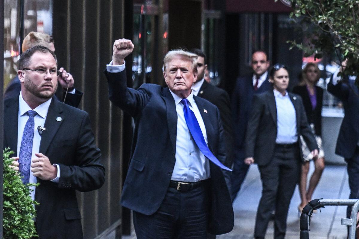 Former U.S. President Donald Trump arrives at Trump Tower on May 30, 2024, in New York City. (Stephanie Keith/Getty Images)