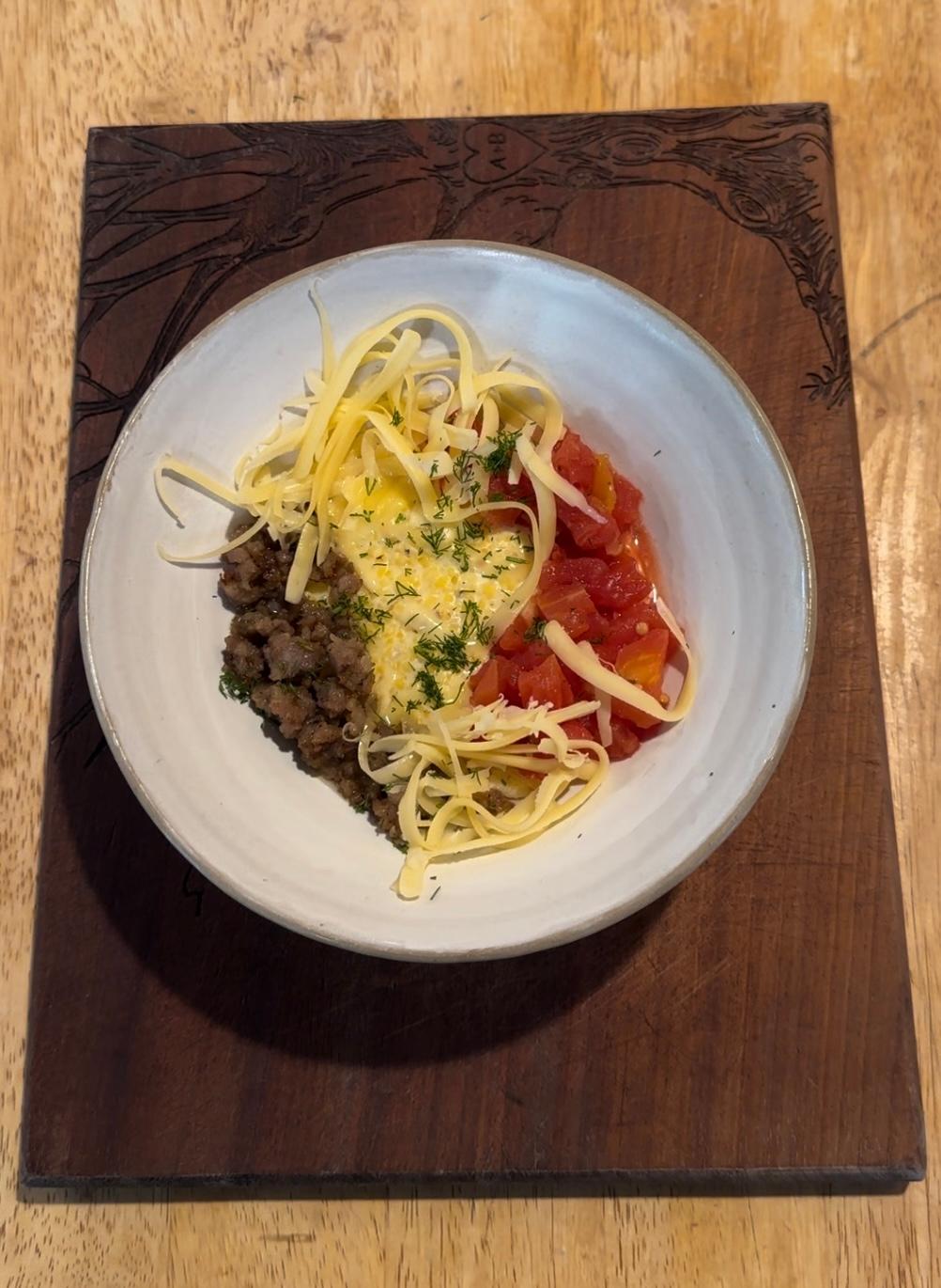 Mr. Johnsman's "pot-licker" grits. (Bard Prochaska)