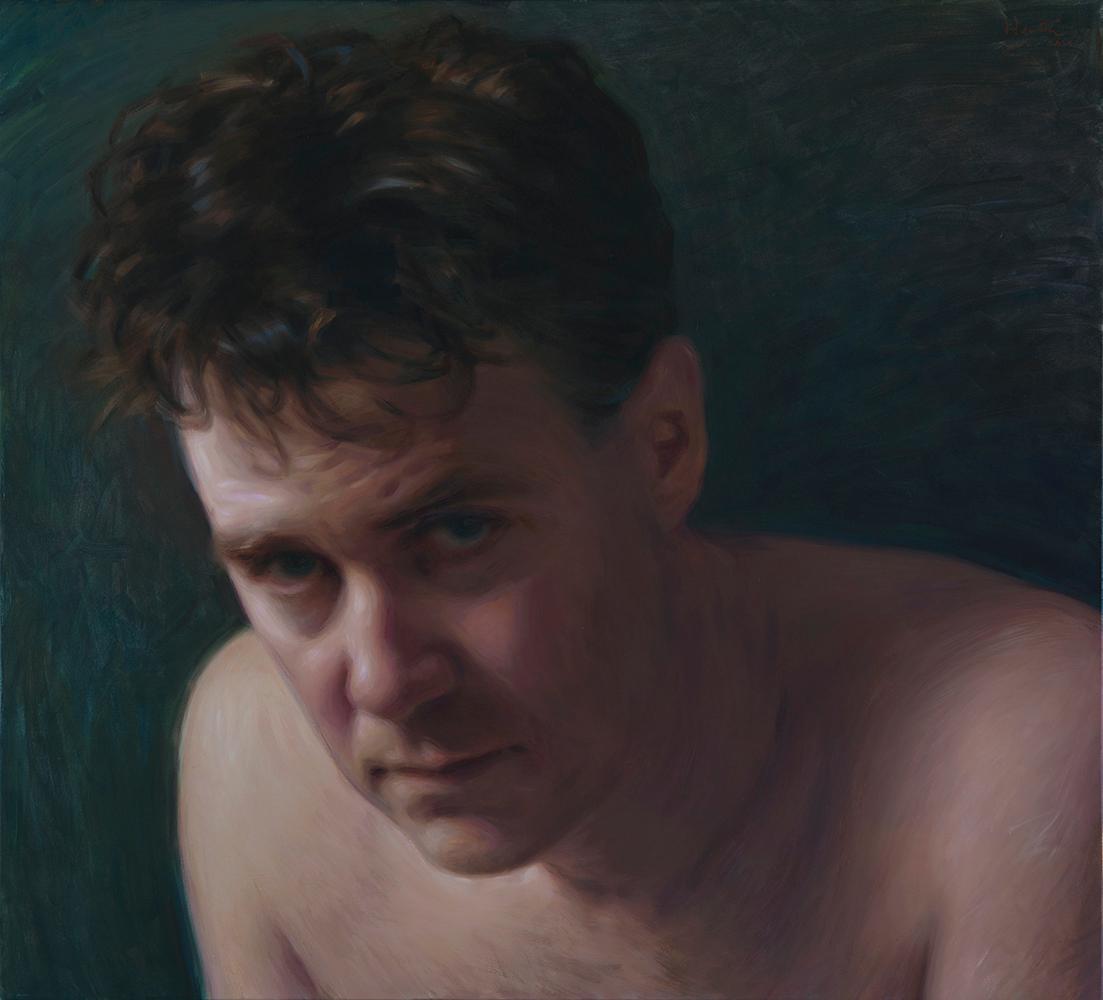 “Self-Portrait #2—Dark Night of the Soul,” 2010, by Paul Newton. Oil on canvas; 60 inches by 66 inches. Archibald Prize 2010 finalist. (Courtesy of Paul Newton)