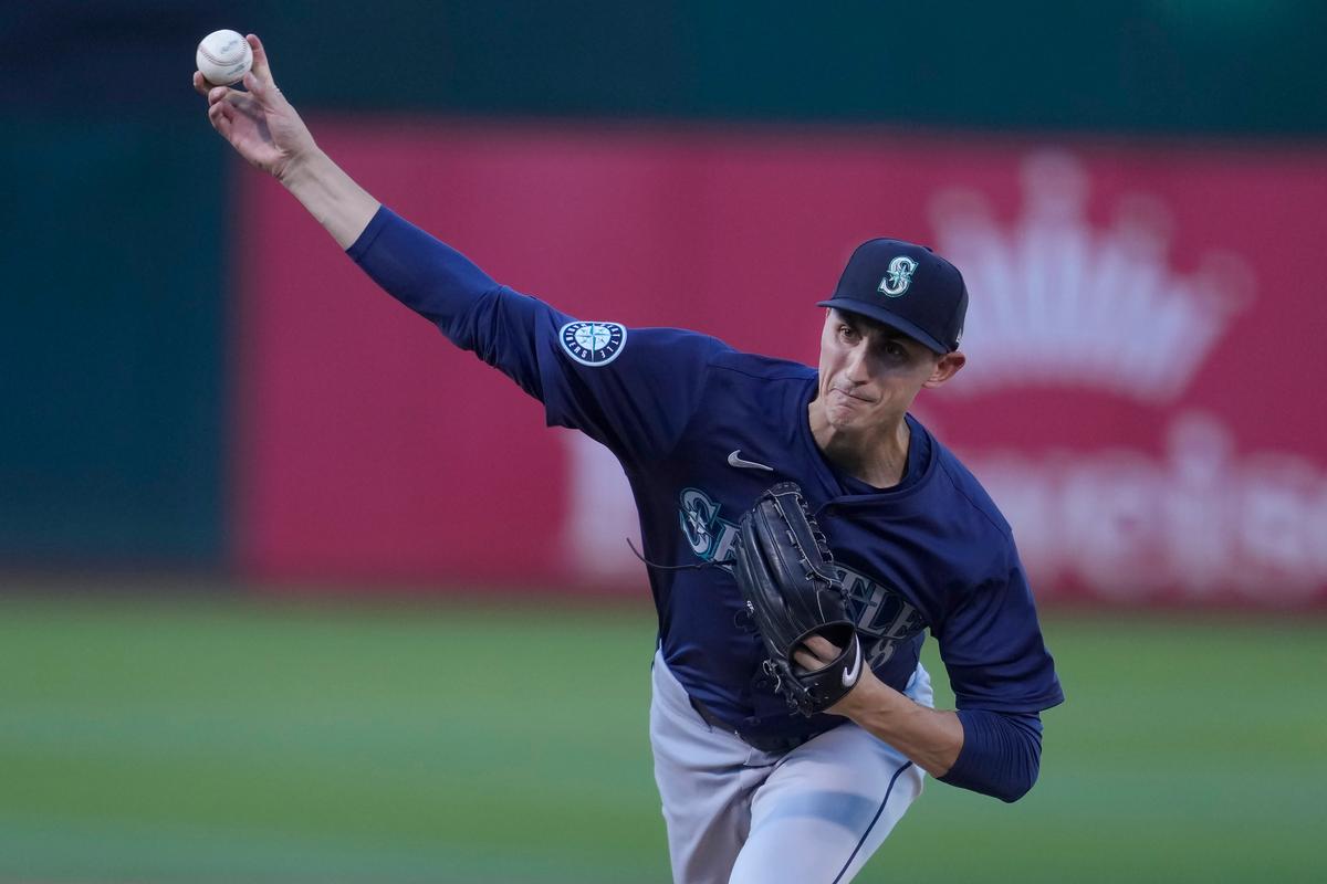 Kirby Fans Nine in Five Innings as Mariners Get Past A’s for Fourth Straight Win