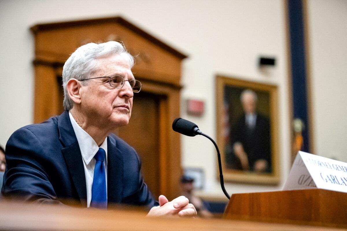 Attorney General Merrick Garland testifies during a hearing by the House Judiciary Committee, Washington on June 4, 2024. (Allison Bailey/Middle East Images via AFP)