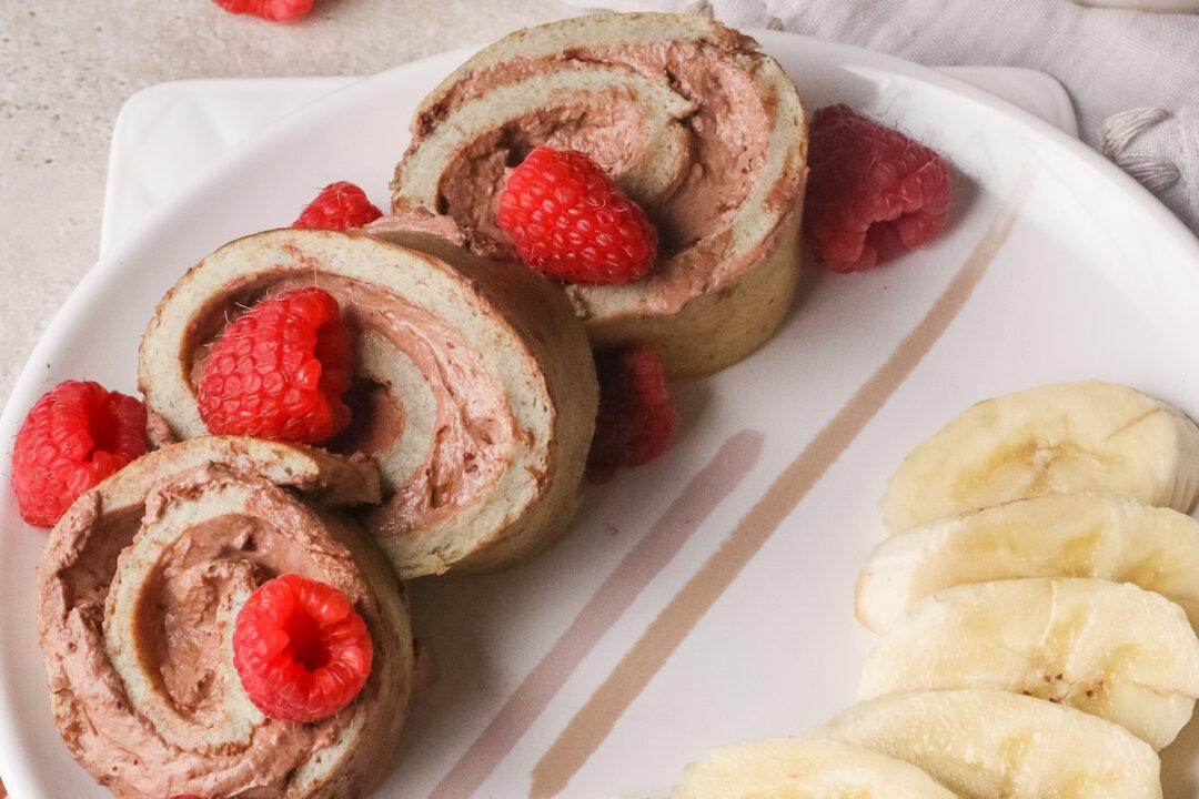 Healthy Chocolate Cream Rolls