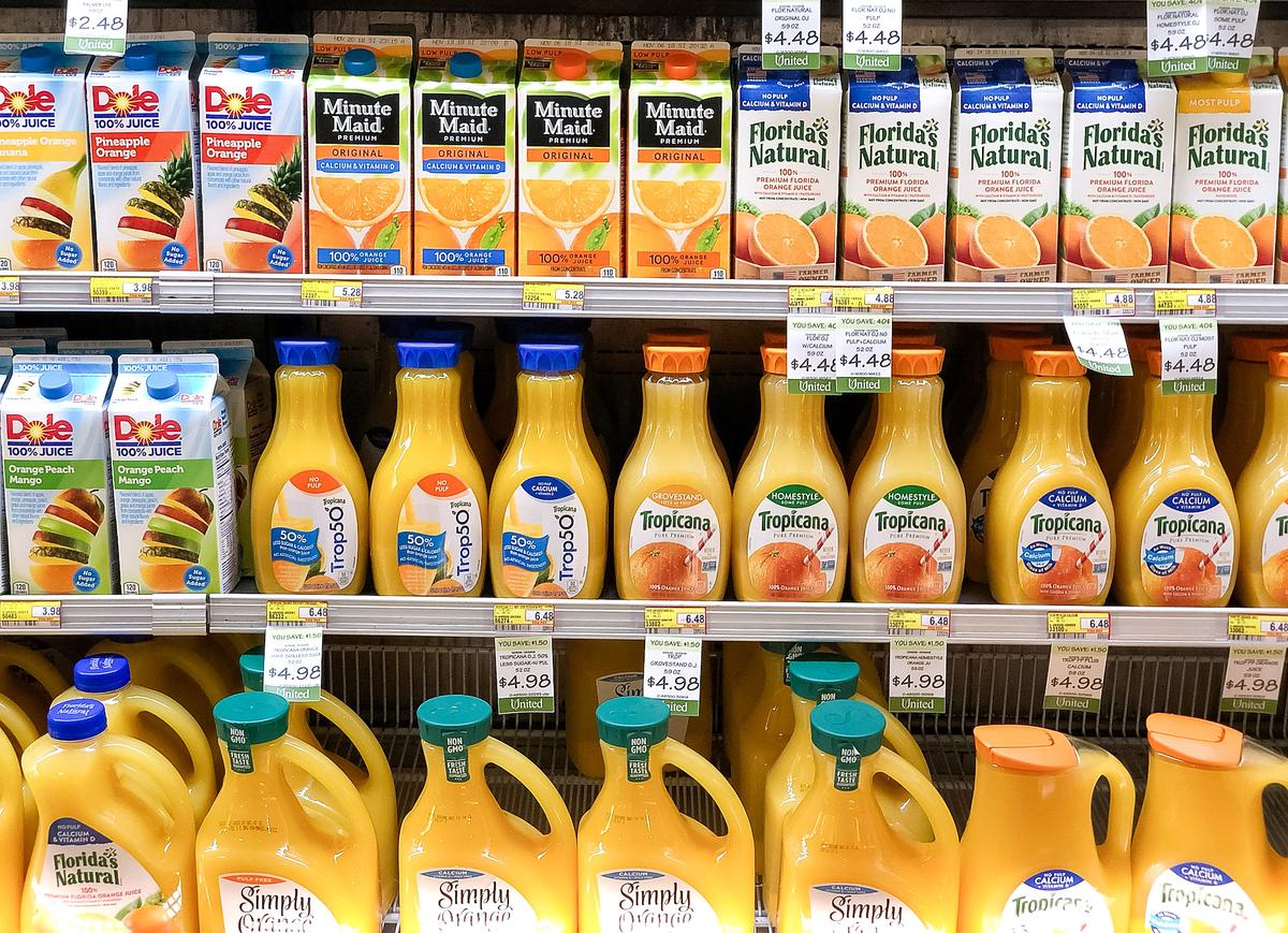 Orange Juice Prices Jump 35 Percent Amid Production Decline