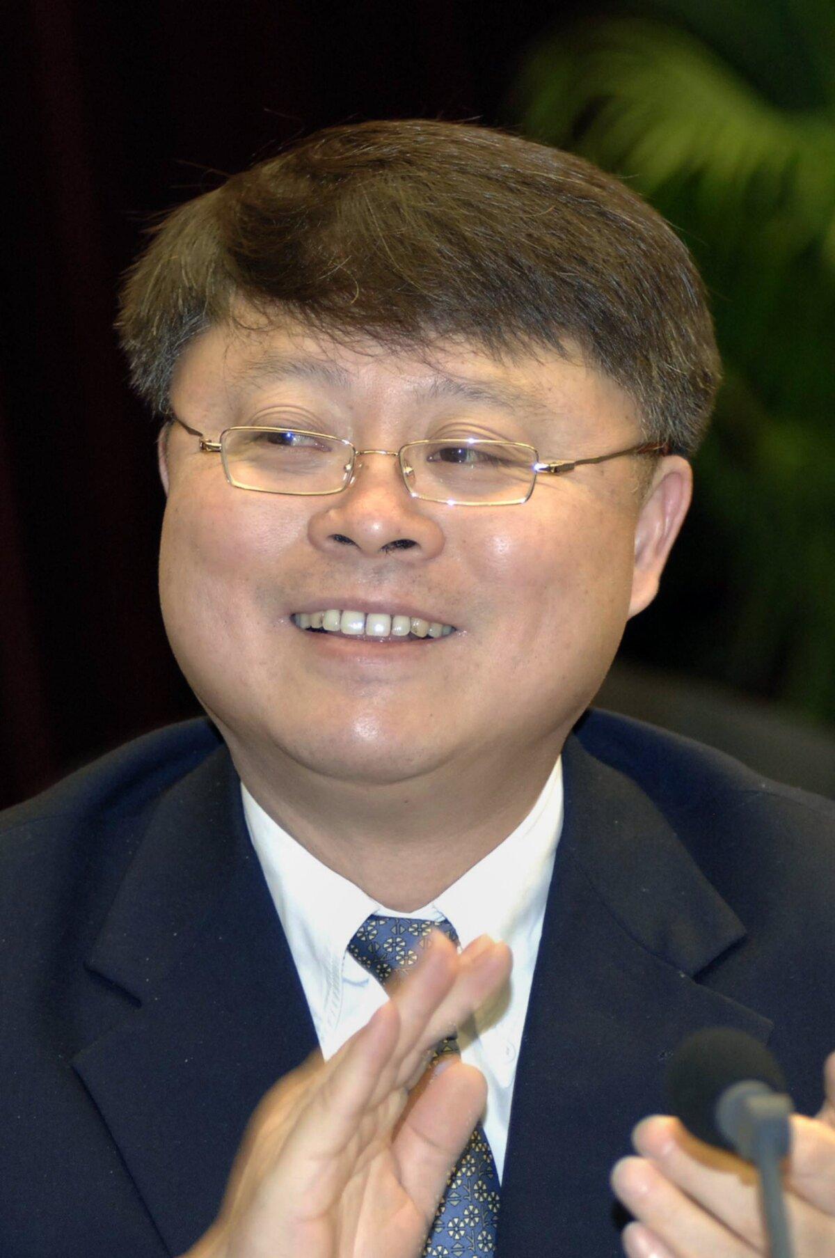 Then-vice president of the Chinese Academy of Sciences (CAS), Jiang Mianheng, attends the CAS annual meeting in Beijing on March 19, 2007. (STR/AFP via Getty Images)