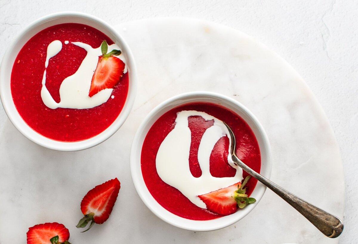 This vibrant berry pudding tastes a little like jam, though much less sweet. (Jennifer McGruther)