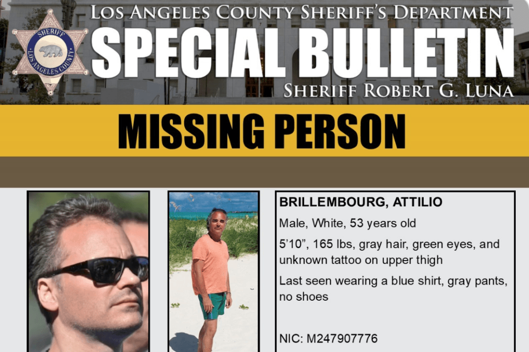 New York Man With Ties to European Royalty Still Missing in Malibu