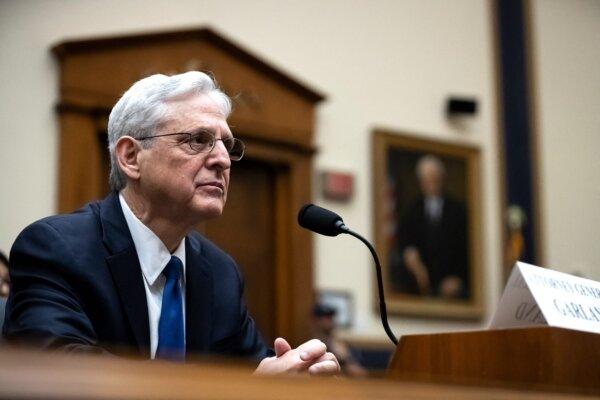 U.S. Attorney General Merrick Garland testifies during a hearing by the House Judiciary Committee, Washington, DC, June 4, 2024. Republicans repeatedly questioned him about his role in Trump’s conviction in New York, which was a state trial and out of the Department of Justice’s jurisdiction. (Photo by Allison Bailey / Middle East Images / Middle East Images via AFP)
