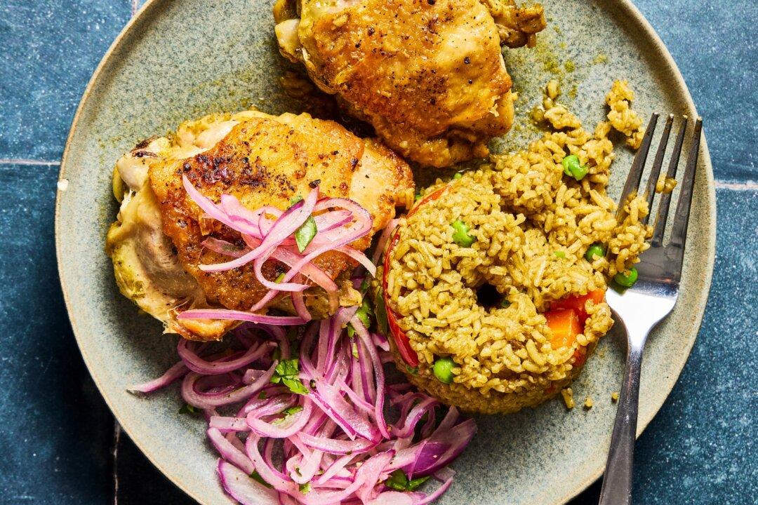 Peruvian Rice and Chicken Shines Bright With Flavor and Practicality