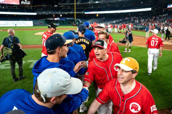 GOP Notches Big Win in Charity Baseball Game