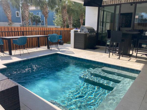 The pool at At Your Leisure Luxury Vacation Home. (Amy Bertrand/St. Louis Post-Dispatch/TNS)