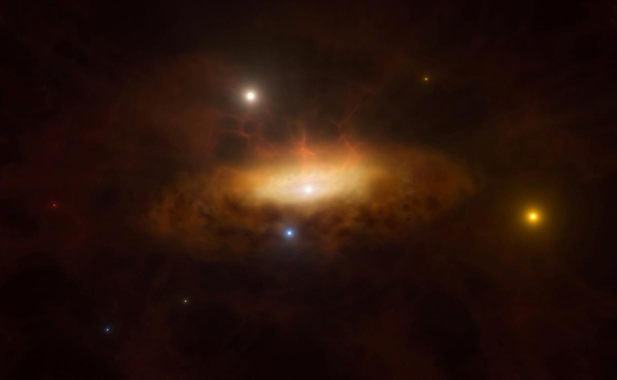 Scientists Witness Dormant Supermassive Black Hole Roar to Life