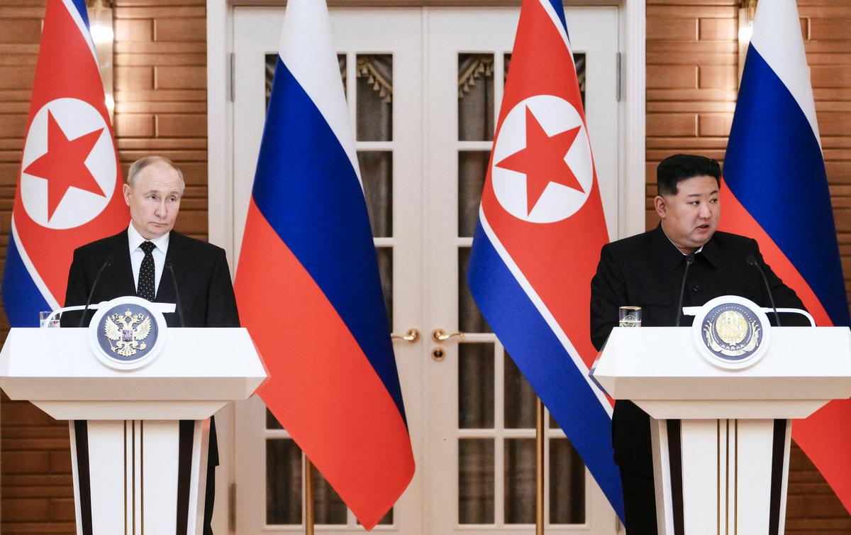 US, South Korea, Japan Condemn North Korea–Russia Military Pact in ‘Strongest Possible Terms’