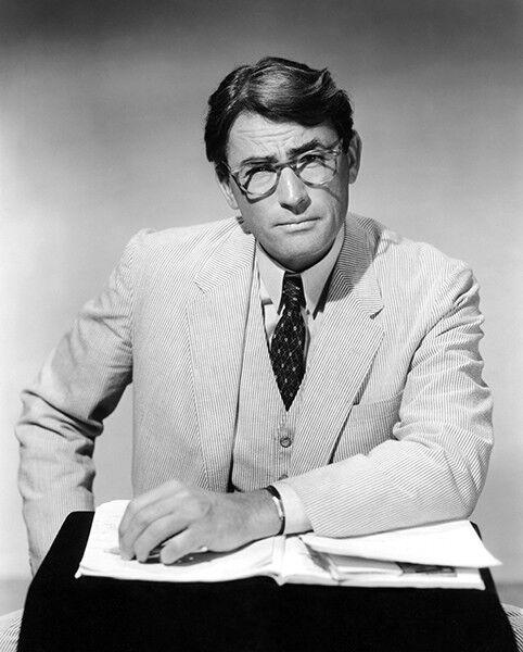 Atticus Finch (Gregory Peck), in "To Kill a Mockingbird." (Public Domain)