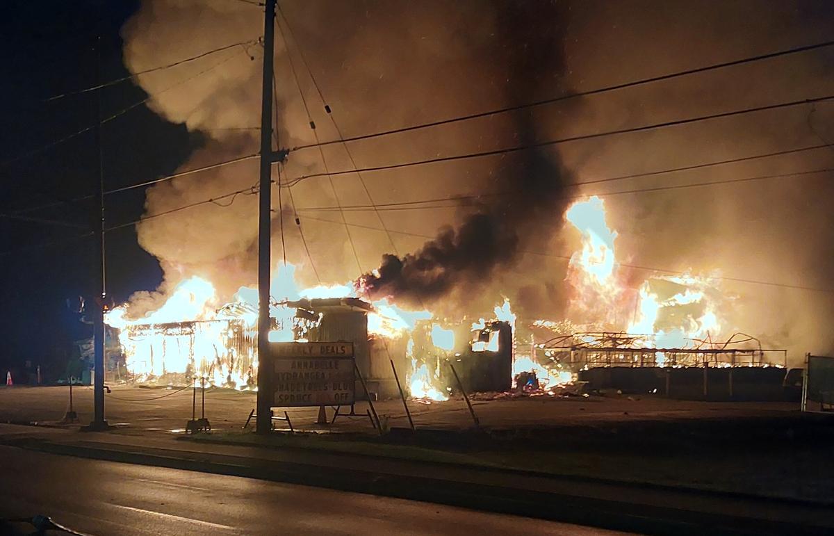 Fire Destroys Historic Garden Business in Southern Ontario County