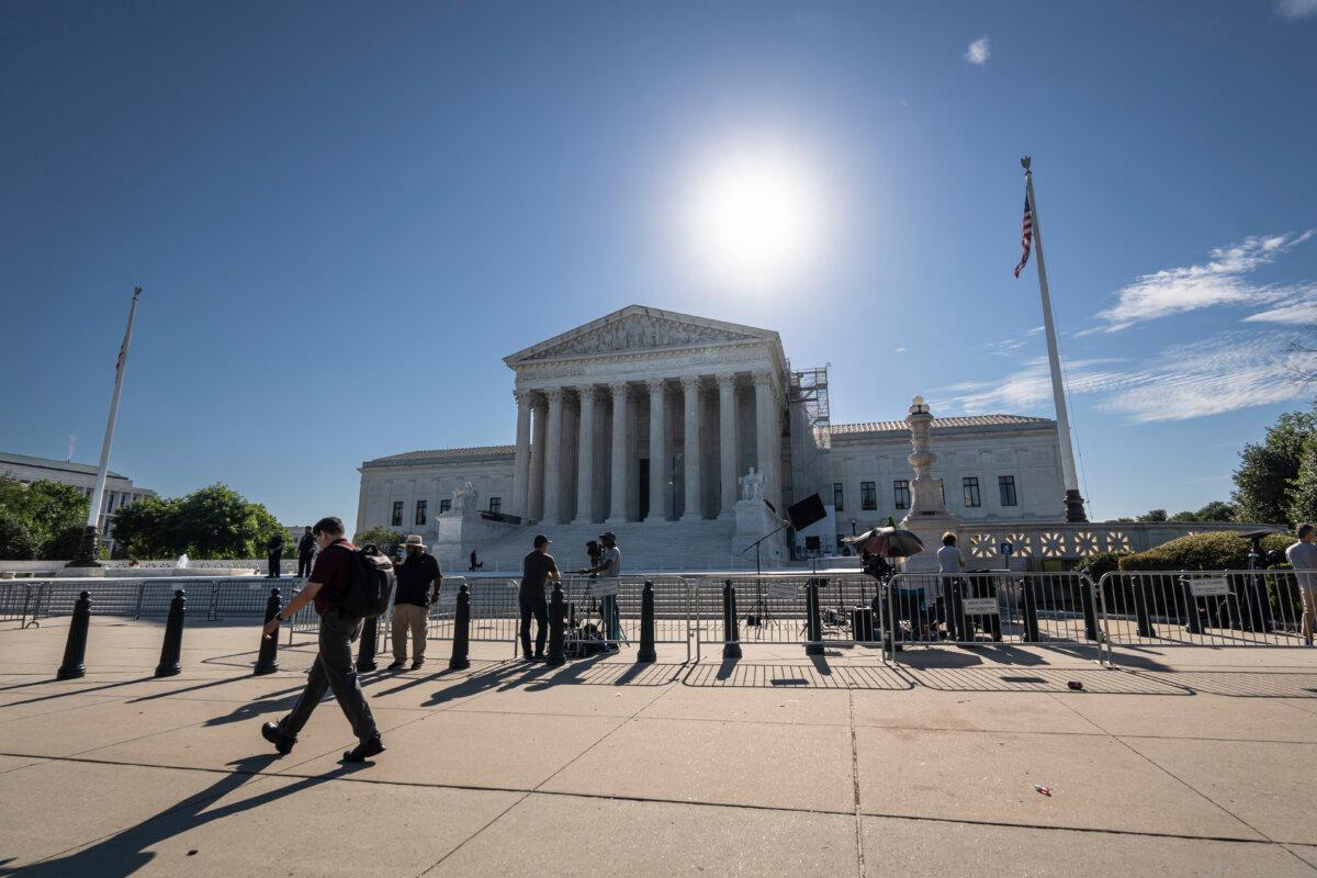 The U.S. Supreme Court in Washington on June 21, 2024. (Madalina Vasiliu/The Epoch Times)