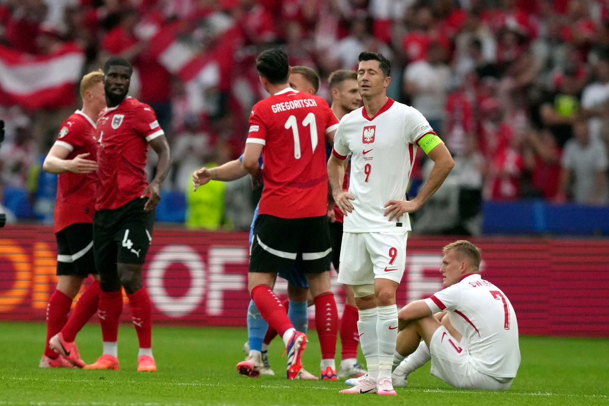 Energized Austria Wins and Makes Lewandowski’s Poland the First Team to Go Out at Euro 2024