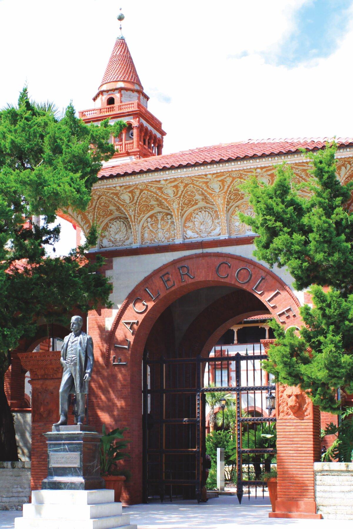 Flagler College was founded by Henry Morrison Flagler, a 19th-century oil and railroad tycoon. He helped to develop much of Florida’s Atlantic coast. (Brent Moore)