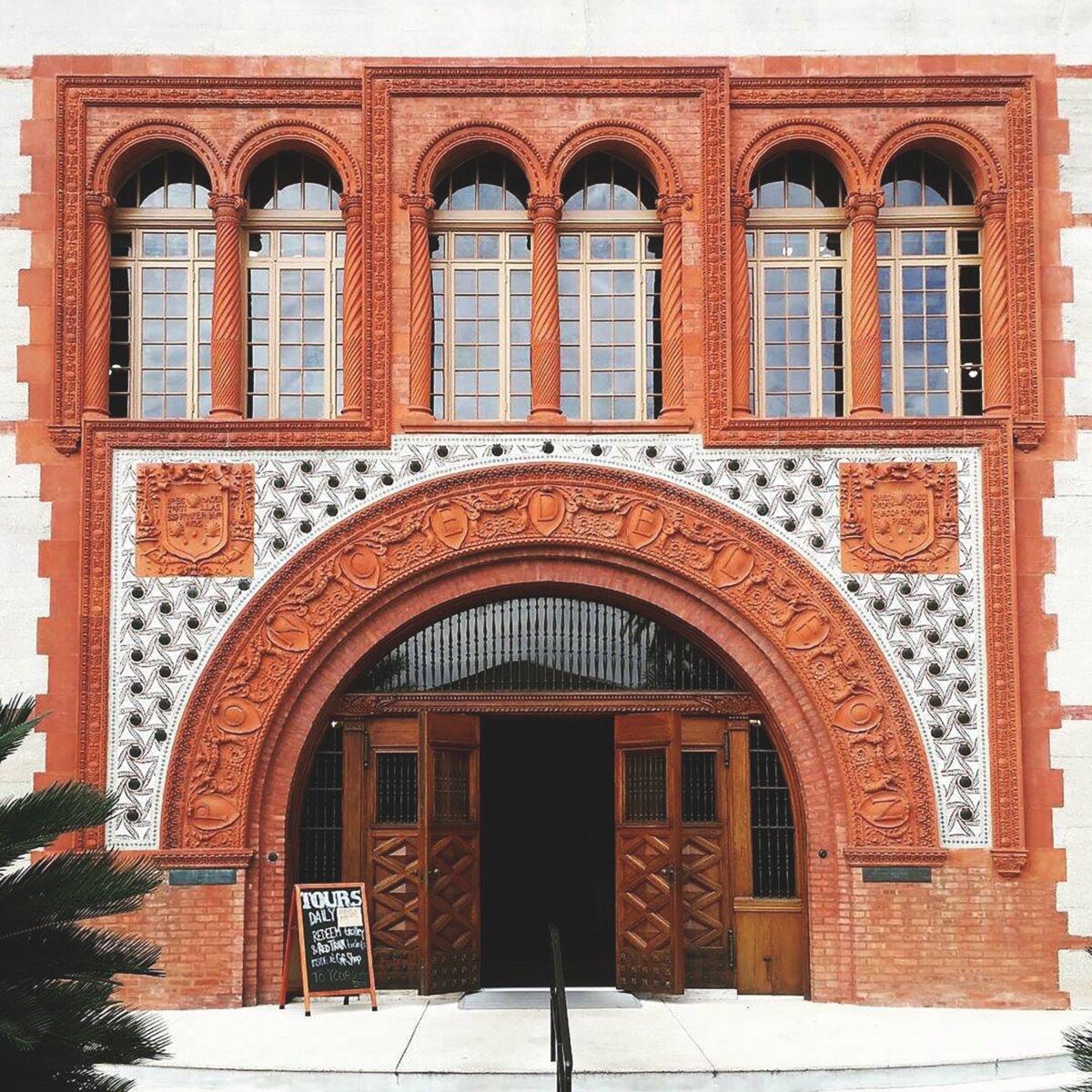 The exterior of Flagler College. (Joe Shlabotnik)