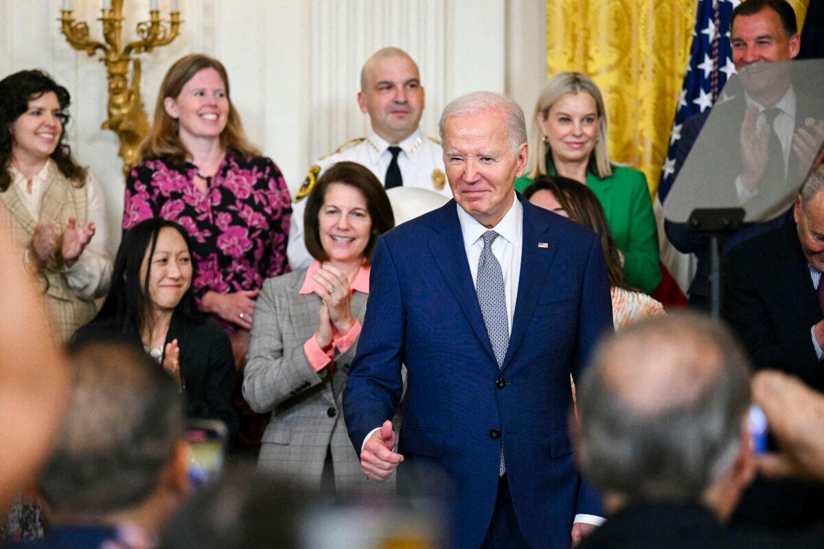 President Joe Biden hosts an event marking the 12th anniversary of Deferred Action for Childhood Arrivals (DACA) at the White House in Washington on June 18, 2024. (Drew Angerer/AFP via Getty Images)