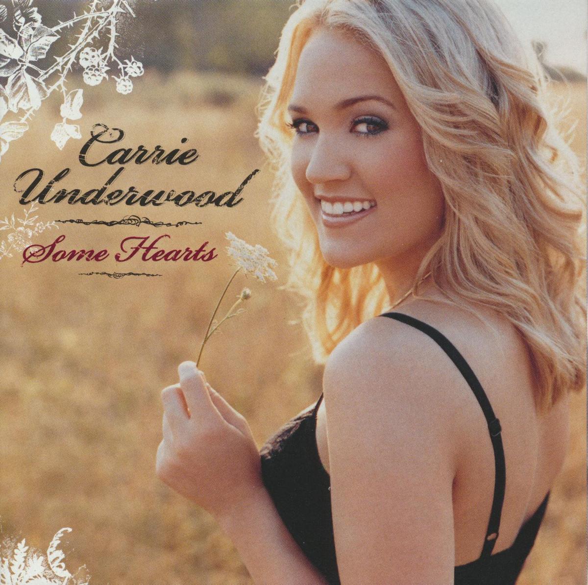 Cover of Carrie Underwood's 2015 album "Some Hearts" featuring her hit single, "Jesus, Take the Wheel." Internet Archive. (Public Domain)