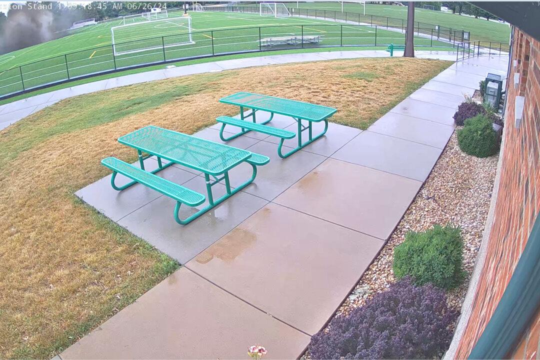 Giant Sinkhole Swallows Center of Soccer Field Built on Top of Limestone Mine