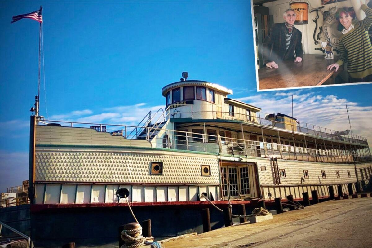 This 117-Year-Old Ferry Served in Both World Wars—See How a Couple Has Transformed Its Interiors