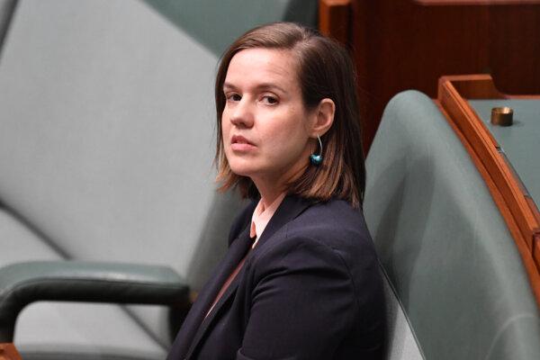 Member for Jagajaga Kate Thwaites during question time at Parliament House in Canberra, Australia, on June 18, 2020. (Sam Mooy/Getty Images)