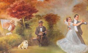 English Bulldog Named Babydog Makes Surprise Appearance in Mural on West Virginia History